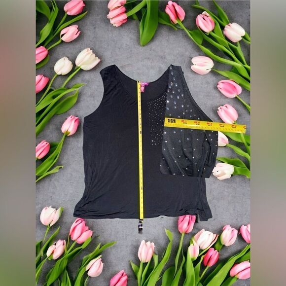 Plus l Rhinestone Adorned l Black l Tunic l 4X - Picture 4 of 8